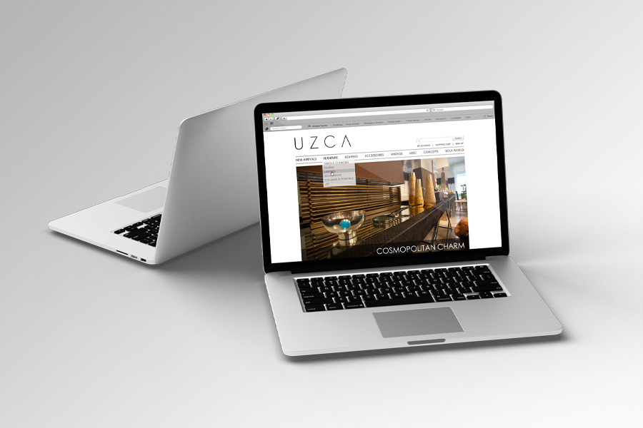 Website Design for Furniture Store - UZCA