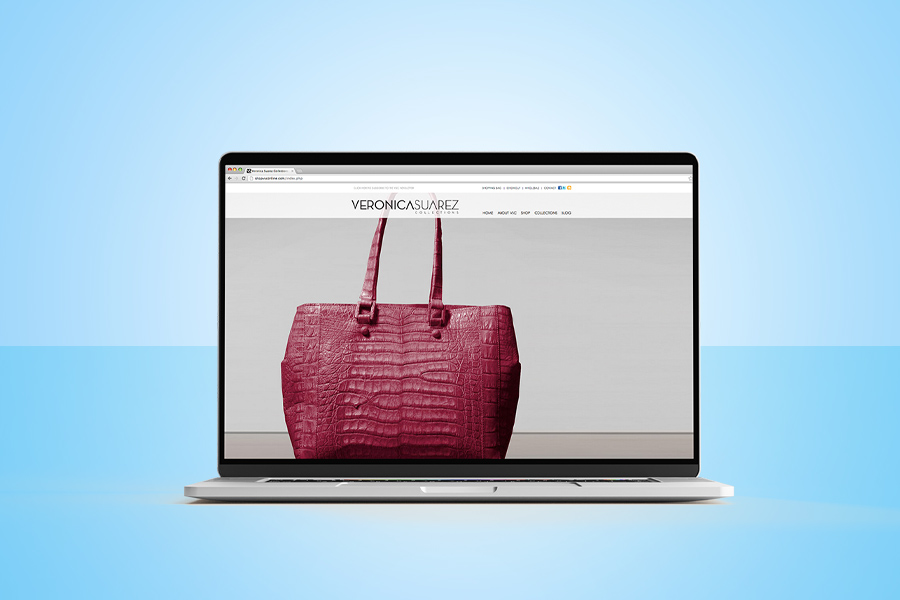 Web Design for Handbag Designer - Veronica Suarez