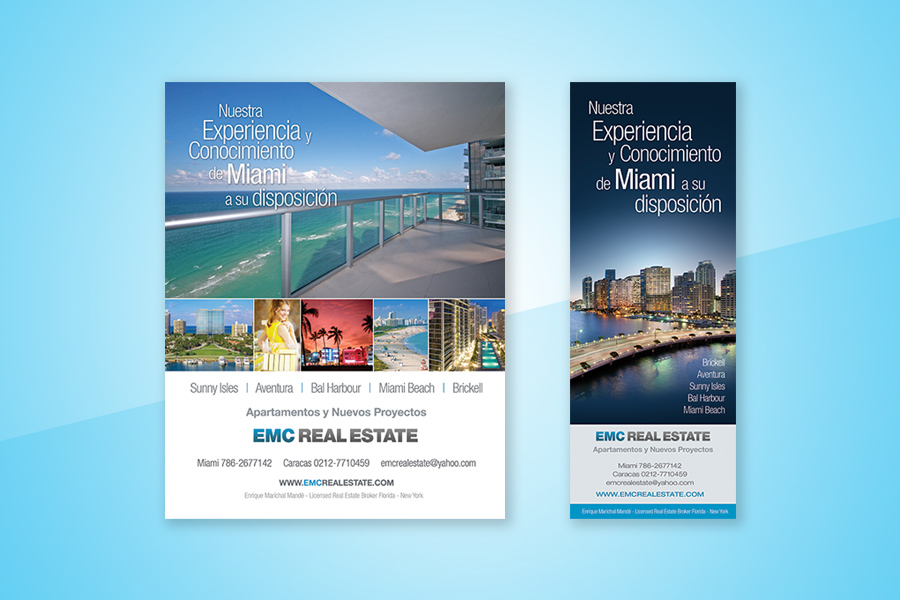 International Real Estate Magazine Ad Design - EMC Real Estate