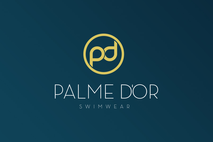 Logo Design for Swimwear Company - Palme D'Or