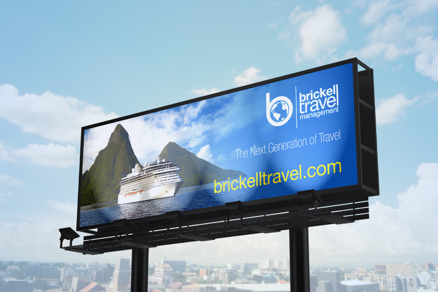 Outdoor Advertising Design - Travel Agency