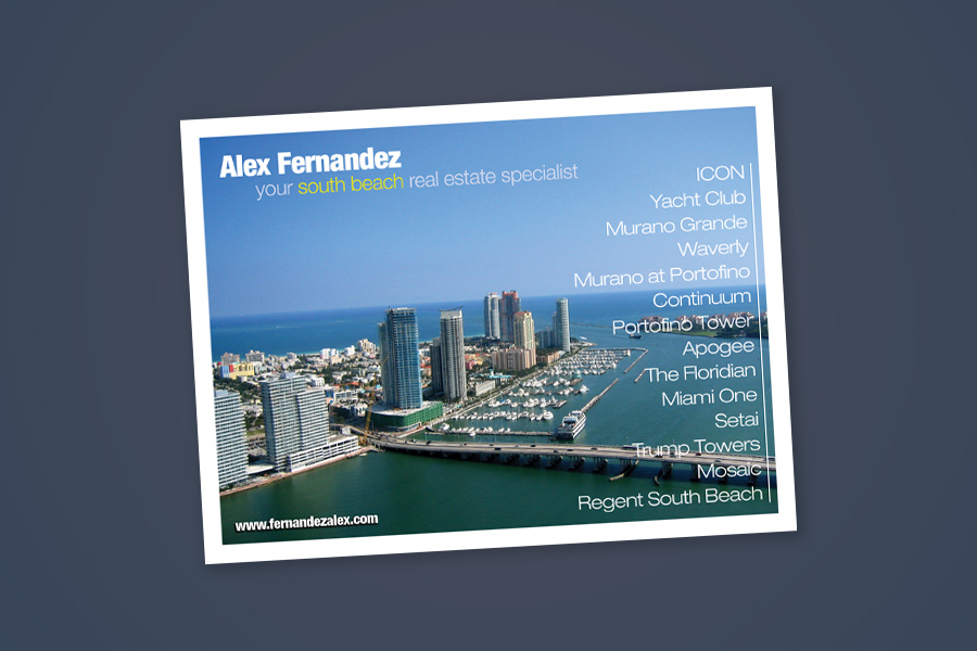 Realtor Postcard Design - Alex Fernandez