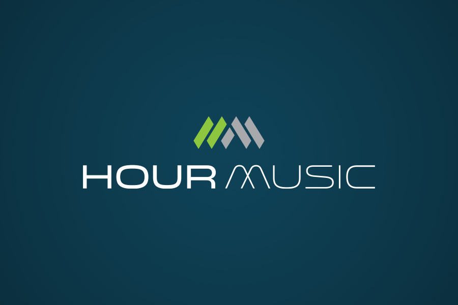 Logo Design for Music Company - Hour Music